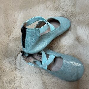 Monkey Feet Sparkly light Blue Dress Shoes